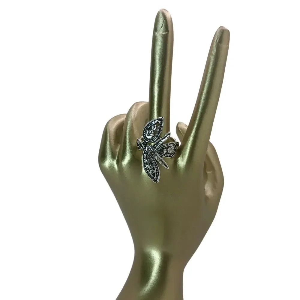 Silver Boho Ring - Size 6